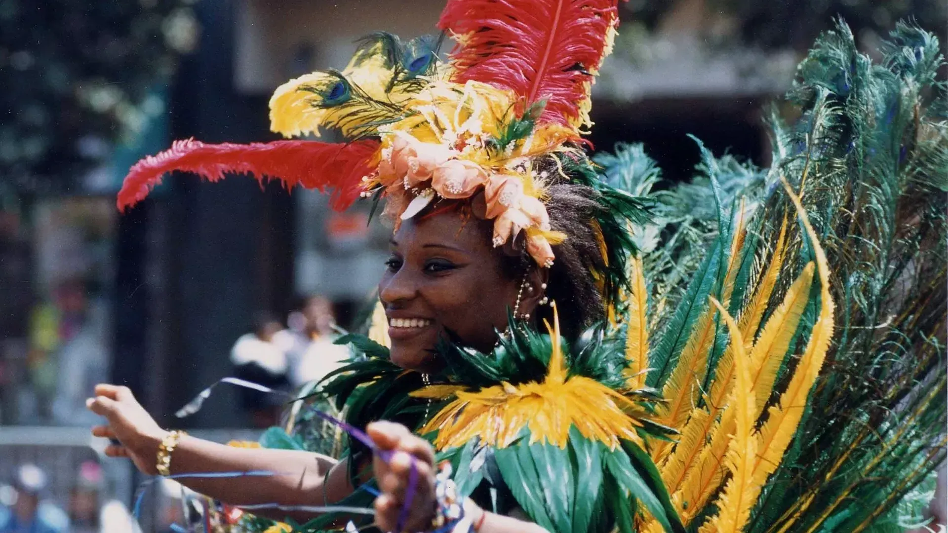 Danseuse lors de la célébration du Carnaval