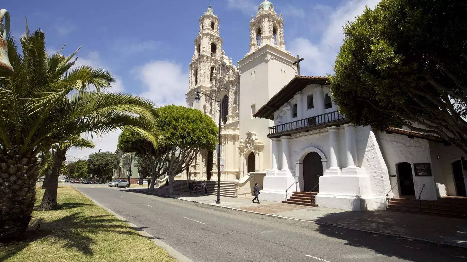 Misión Dolores durante el día